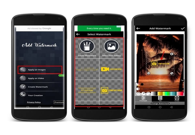 watermark instagram photos