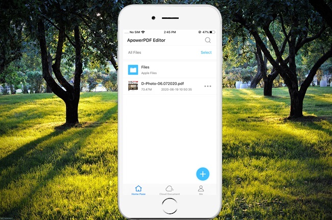 ApowerPDF Editor Home Page