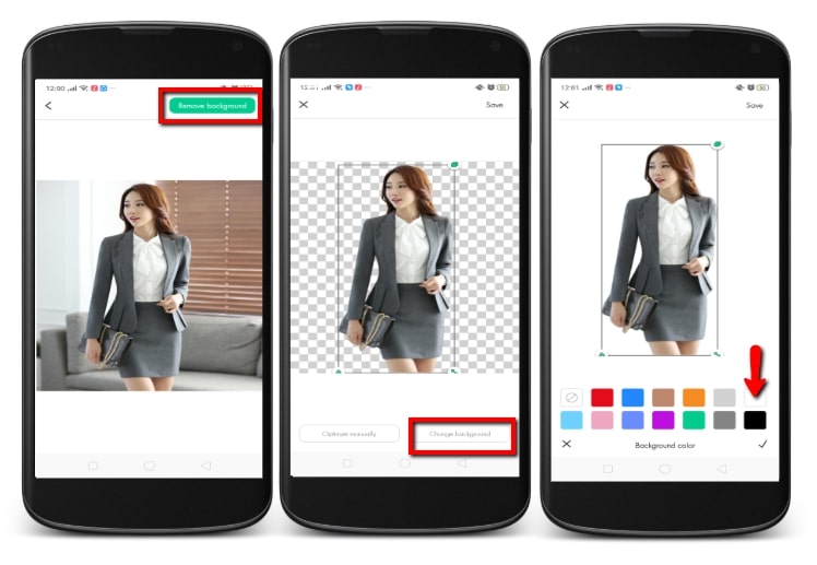 put picture on white background with apowersoft bg remover