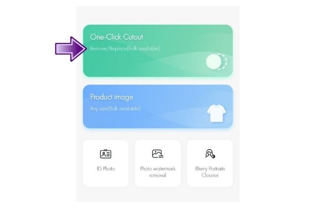 app to cut face out of photo apowersoft interface
