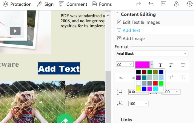 Change Fonts and Color
