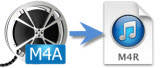convert m4a to m4r