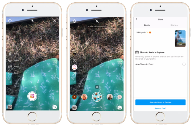 how to create reels video with stickers