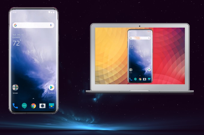 mirror OnePlus 7 to TV