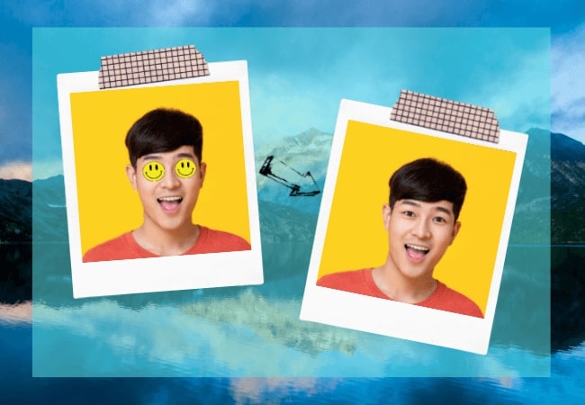 remove smiley from picture featured image