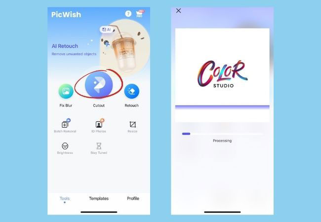 add watermark using picwish