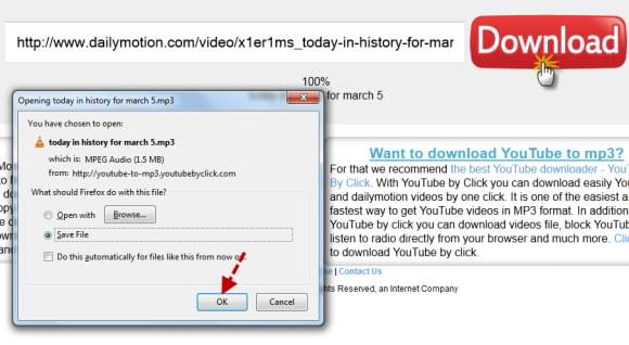 dailymotion mp3 converter