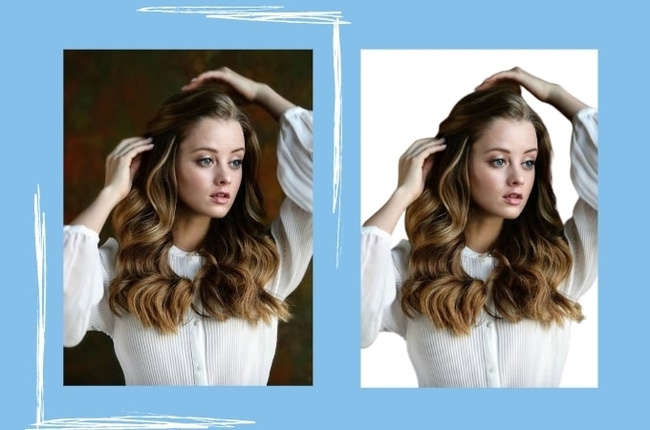 take photo with white background 