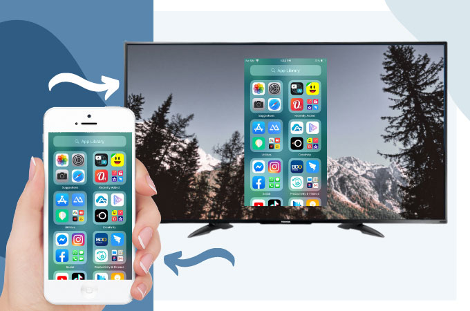 mirror iphone to toshiba tv