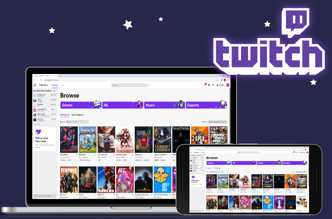 live stream game on twitch