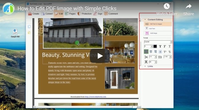 Video for Editing PDF Images