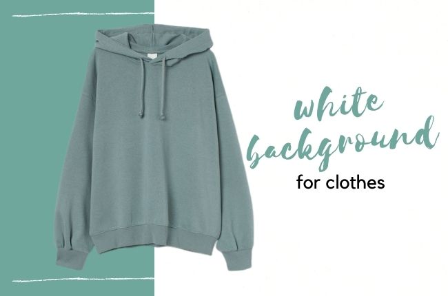 white background for clothes 