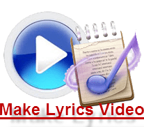 make lyrics video